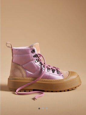 Suede Anthropologie NWT Maeve Hiker Boots size 8 (38).